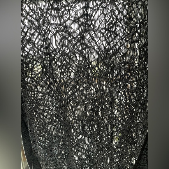 Y2K Miss Me Sweater - Silver Web Design - Size Medium - Picture 16 of 16